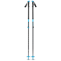 Skialp-Stöcke Black Diamond Expedition Ski Poles blau/schwarz Desert Sky