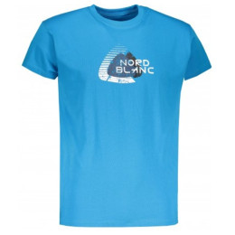 Herren-T-Shirt Nordblanc Remiss blau Cyan
