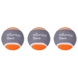 Hundespielzeug Mountain Paws Dog Tennis Balls, 3 Pack orange/grau Oarnge