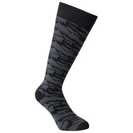 Herren Kniestrümpfe Dare 2b Mens Printed Ski Socks II schwarz BlkMountnPrt