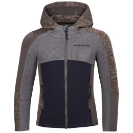Kinder-Sweatshirt Alpine Pro Groto grau/braun SMOKED PEARL