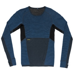 Herren-Funktionsshirt Devold Tuvegga Merino Shirt Man dunkelblau FLOOD