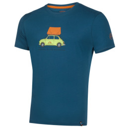 Herren-T-Shirt La Sportiva Cinquecento T-Shirt M blau/orange Storm Blue/Hawaiian Sun