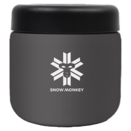 Thermobehälter fürs Essen Snow Monkey Foodie Mini 350 ml schwarz granite