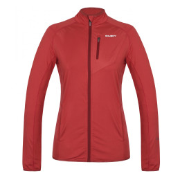 Damen-Sweatshirt Husky Tarp Zip L 2021 weinfarbe