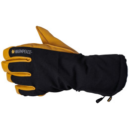 Handschuhe Warmpeace Grym schwarz Black/Brown