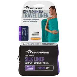 Schlafsackeinlage Sea to Summit Silk Liner Mummy Tapered Shape blau NavyBlue