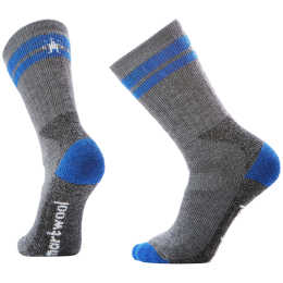 Socken Smartwool Mountaineer Maximum Cushion Tall Crew blau/grau MEDIUM GRAY