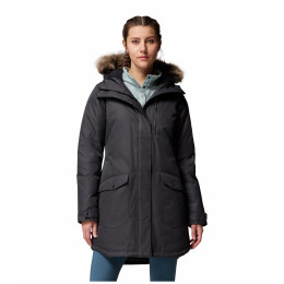 Damen-Winterjacke Columbia Suttle Mountain™ Long Insulated Jacket schwarz Black