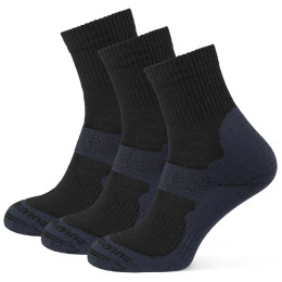 Socken Zulu Merino Allseason 3-pack schwarz/grau black/grey