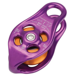Umlenkrolle DMM Pinto Rig lila Purple