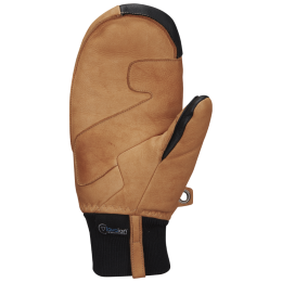 Damen Ski-Fäustlinge SnowLife SMitten Leather W´s hellbraun nature