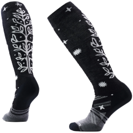 Socken Smartwool Women's Ski Full Cushion Ice Blossom OTC schwarz