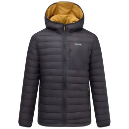 Herren-Steppjacke Regatta Lightfell schwarz/braun Blk(WoodBrn)