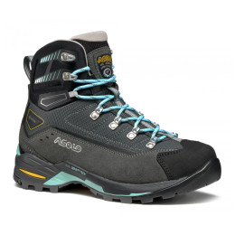 Damen Trekkingschuhe Asolo Finder PRO GV grau/blau GRAPHITE / GUNMETAL / POOL SIDE