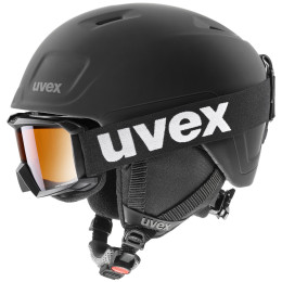 Set Helm und Brille Uvex Heyya Pro Set schwarz black