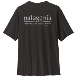 Herren-T-Shirt Patagonia Men's Capilene Cool Daily Shirt - Hut Tripper schwarz Black