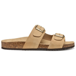 Damenpantoffeln Geox D Brionia gelb/braun LT TAUPE