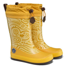 Kinderstiefel Affenzahn Rainboot Vegan Puddly Tiger gelb Tiger