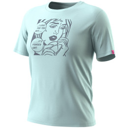 Damen-T-Shirt Dynafit Graphic Co T-Shirt W hellblau 3181 - cloud blue/POWDER DAY