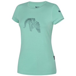 Damen-T-Shirt Zulu Bambus Elephant 210 Short hellgrün mint