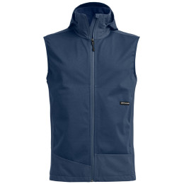 Herrenweste Ortovox Ortler Softshell Plus Vest blau Blue Nunatak