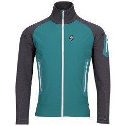 Herrenjacke High Point Merino Alpha schwarz/grün Everglade / Antracit