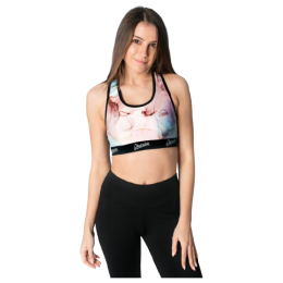 Sport-BH Drexiss Marble rosa/rot