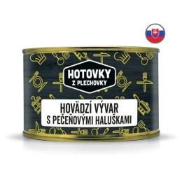 Suppe Hotovky z plechovky Rinderbrühe mit Leberklößchen 400ml
