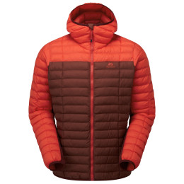 Herren-Winterjacke Mountain Equipment Particle Hooded Jacket rot Firedbrick/Cardinal