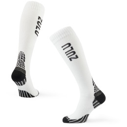 Kompressionsstrümpfe Zulu Run Compression M weiß/schwarz