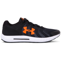 Herren Laufschuhe Under Armour Micro G Pursuit BP schwarz/orange Black/Concrete/PhoenixFire