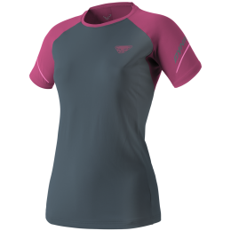 Damen-Funktionsshirt Dynafit Alpine Pro Short Sleeve Shirt Women grau magenta/0720