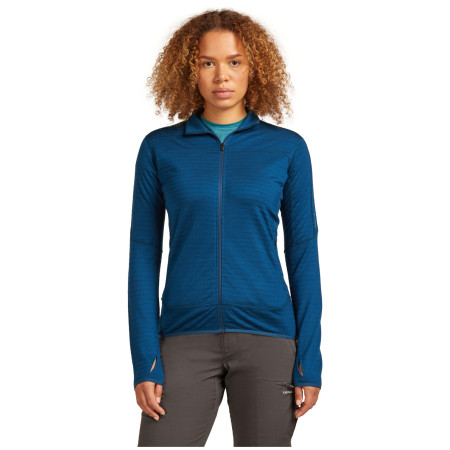 Damen Funktions-Sweatshirt Icebreaker Women Merino Blend 300 RealFleece™ Descender LS Zip