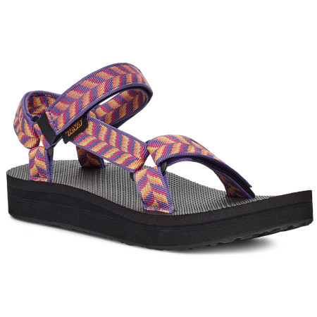 Damensandalen Teva Midform Universal schwarz/rosa Retro Geometric Imperial Palace