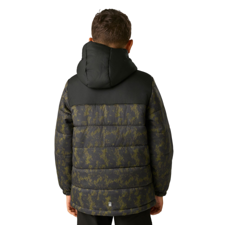 Kinder Winterjacke Regatta Lofthouse Black/Distress Camo