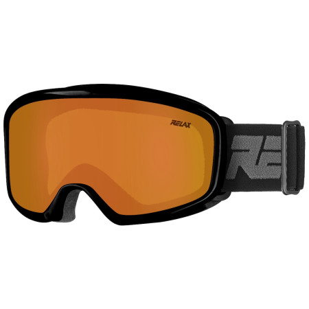 Kinder Skibrille Relax Arch schwarz/orange Matná černá