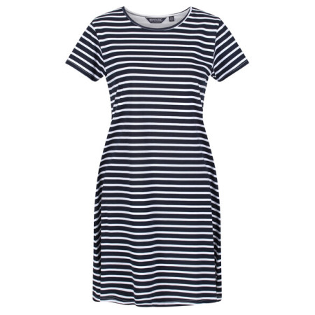 Damenkleid Regatta Balia blau/weiß Navy/WhitStr