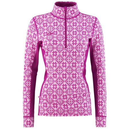 Damen-Funktionsshirt Kari Traa Rose Half Zip rosa/weiß Fucha