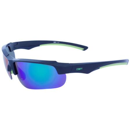 Brille 3F Version schwarz/grün