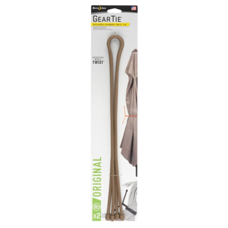 Bindedraht Nite Ize Gear Tie 32" beige Béžová