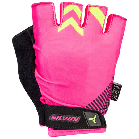 Fahrradhandschuhe Silvini Albano WA1431 rosa/gelb PinkNeon