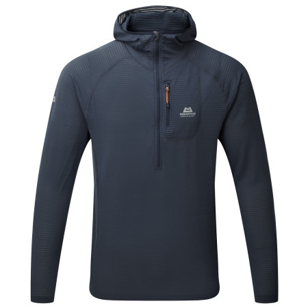 Herren-Sweatshirt Mountain Equipment Solar Eclipse Hooded Zip Tee blau BlueNights