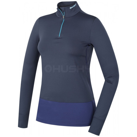 Damen-Funktionsshirt Husky Active Winter zip dl.rukáv blau Blue