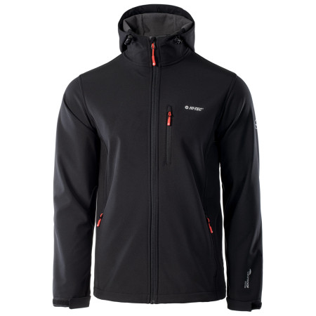 Herrenjacke Hi-Tec Caen schwarz/orange Black/Spicy Orange