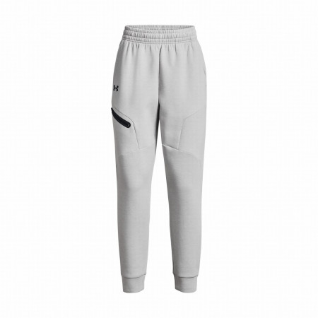 Damen-Jogginghosen Under Armour Unstoppable Flc Jogger hellgrau ModGray/Black