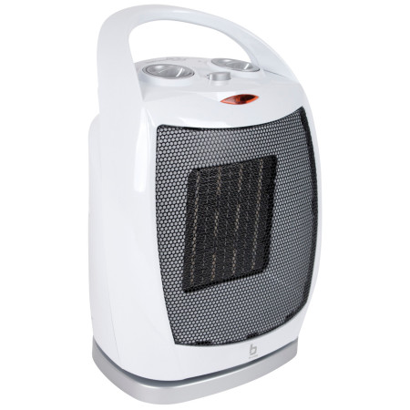 Keramikofen Bo-Camp Ceram. heater oscil. 3 scales weiß White