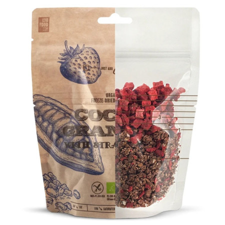 Trekkingnahrung Lyo food Kakaová granola s jahodami 270 g