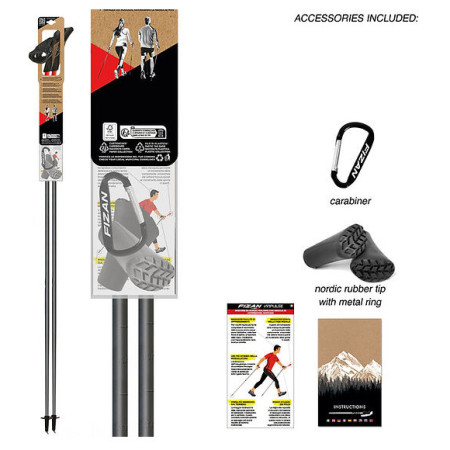 Nordic Walking Stöcke Fizan NW Carbon Pro Impulse