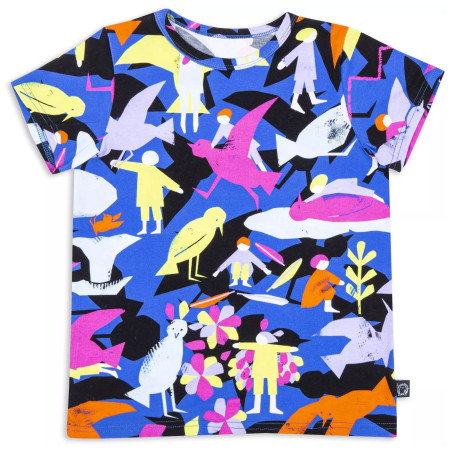 Kinder-T-Shirt Wouki Bara Magenta